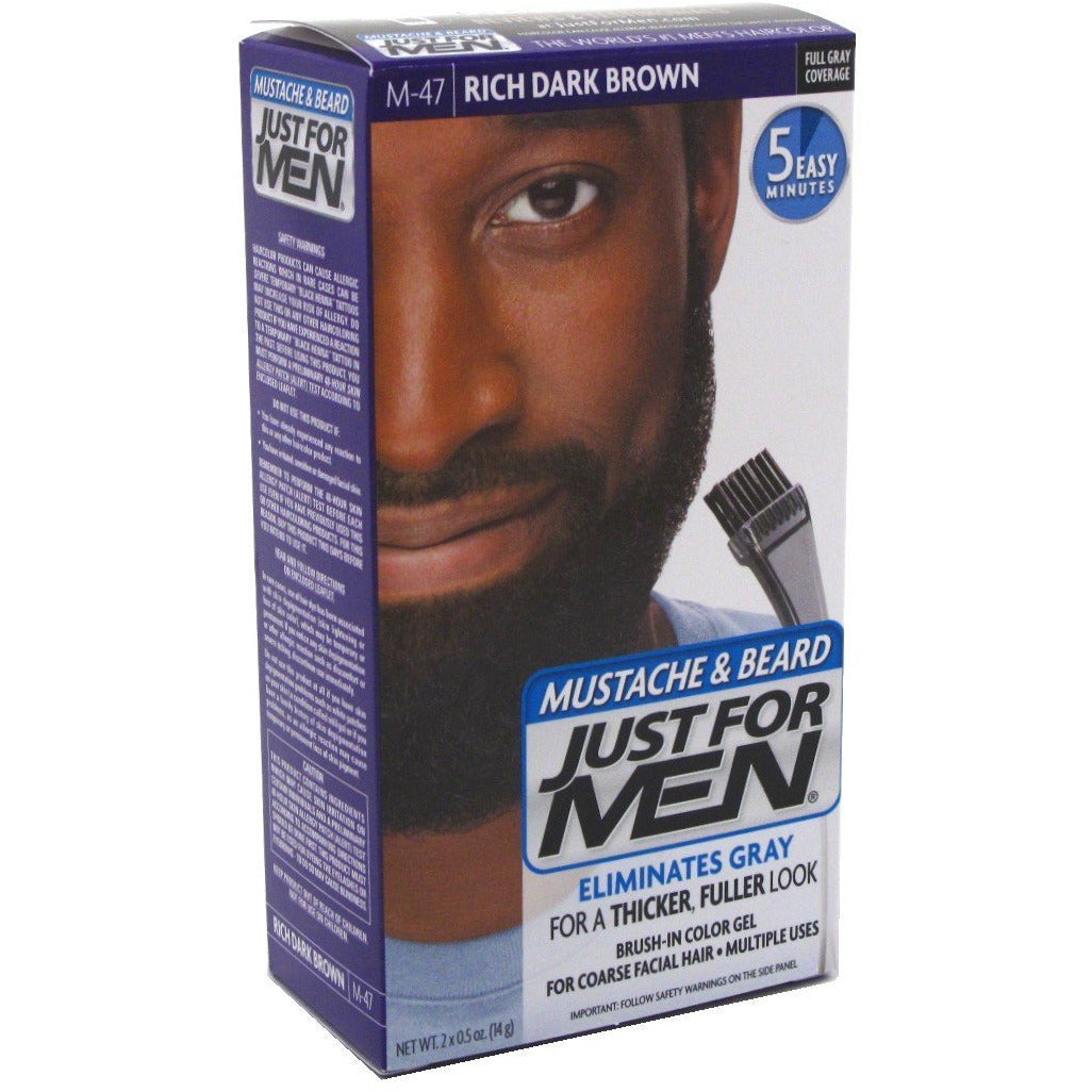 Just For Men Mustache & Beard #M-47 Rich Dark Brown