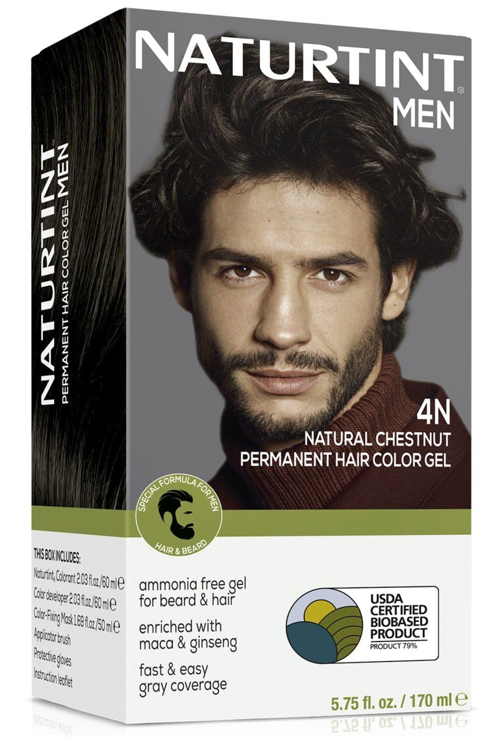 NATURTINT HAIR CLR,MEN,3N DRK CSTNT