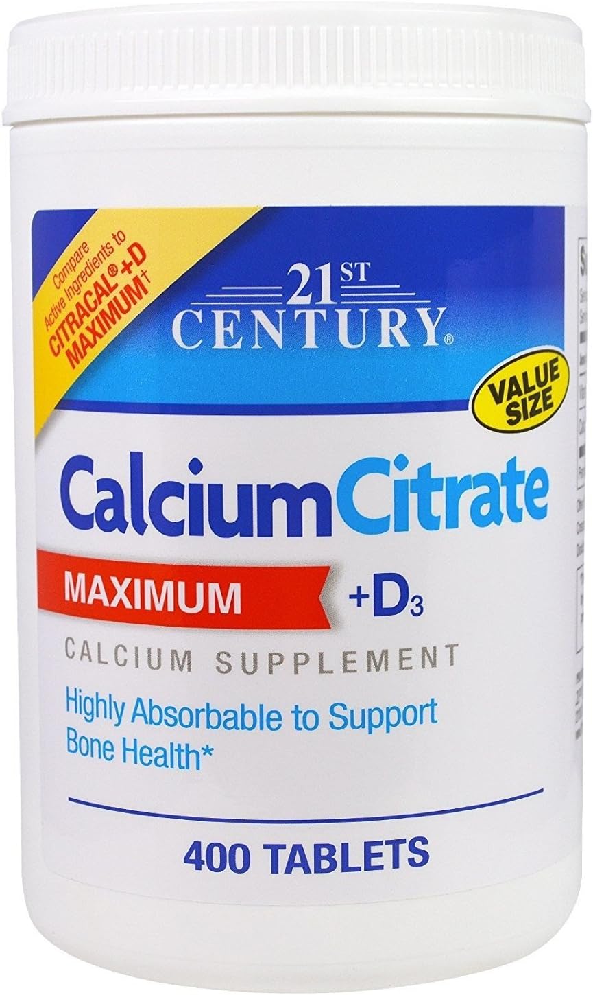 CALCIUM CITRATE +D TAB 200CT 21ST CENT