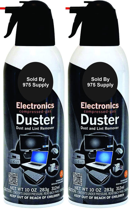 Blow Off Air Duster Can with Nozzle, 10 oz