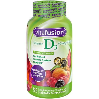VITAFUSION VIT D GUMMY 150CT
