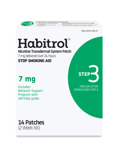 HABITROL NICOTIN TRNS PAT 14MG STEP2 7CT
