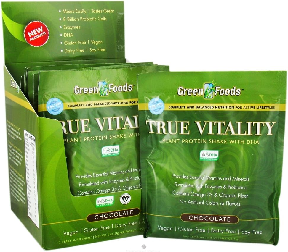 GREEN FOODS TRUE VITALITY,CHOCOLATE