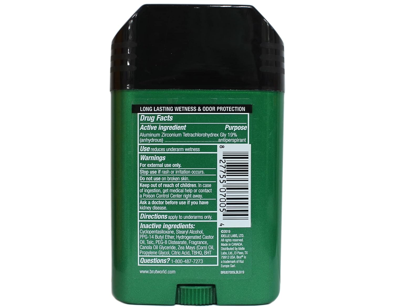 BRUT ODOR PR DEOD ST 2.7OZ ST SHD