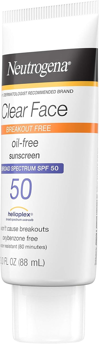 NEUTROGENA CLEAR FACE LOTION SPF30 3OZ
