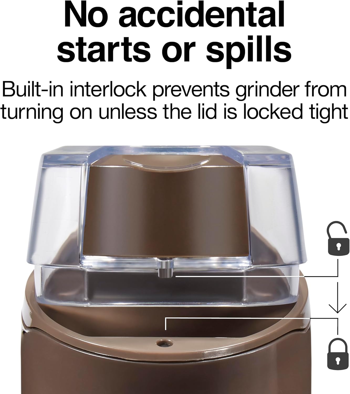 Proctor Silex Electric Coffee Grinder - Brown, 12 cup