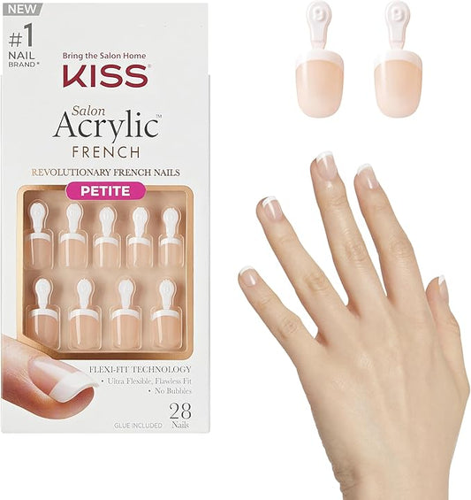 KISS Salon Acrylic Fake Nails Kit - Crush Hour