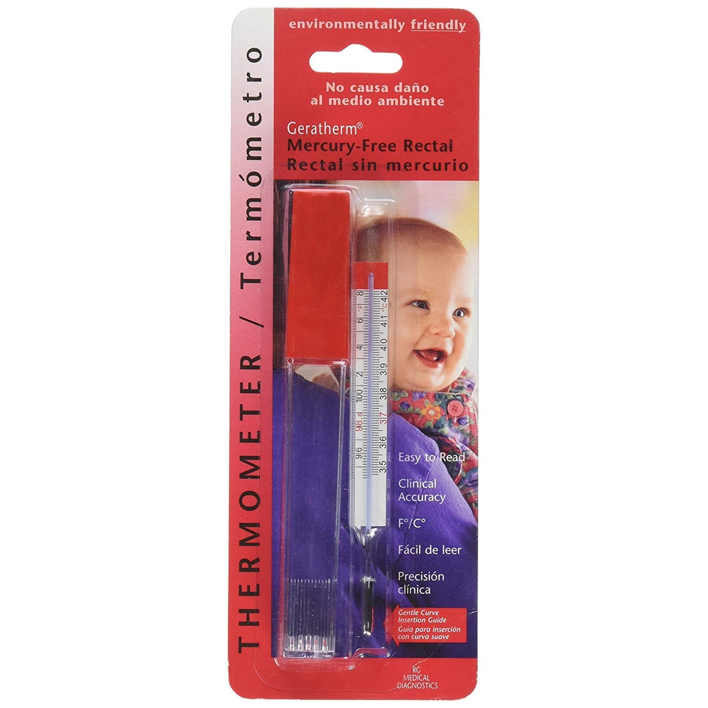 THERMOMETER RECTAL MERCURY FREE RG MED