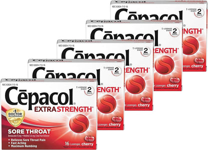 CEPACOL LOZENGE XSTR CHERRY 16CT