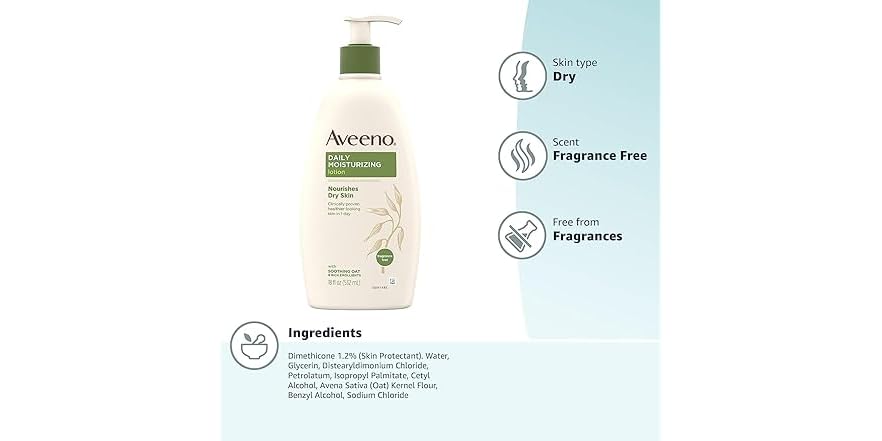 AVEENO LOTION DAILY MOIST TUBE 8OZ