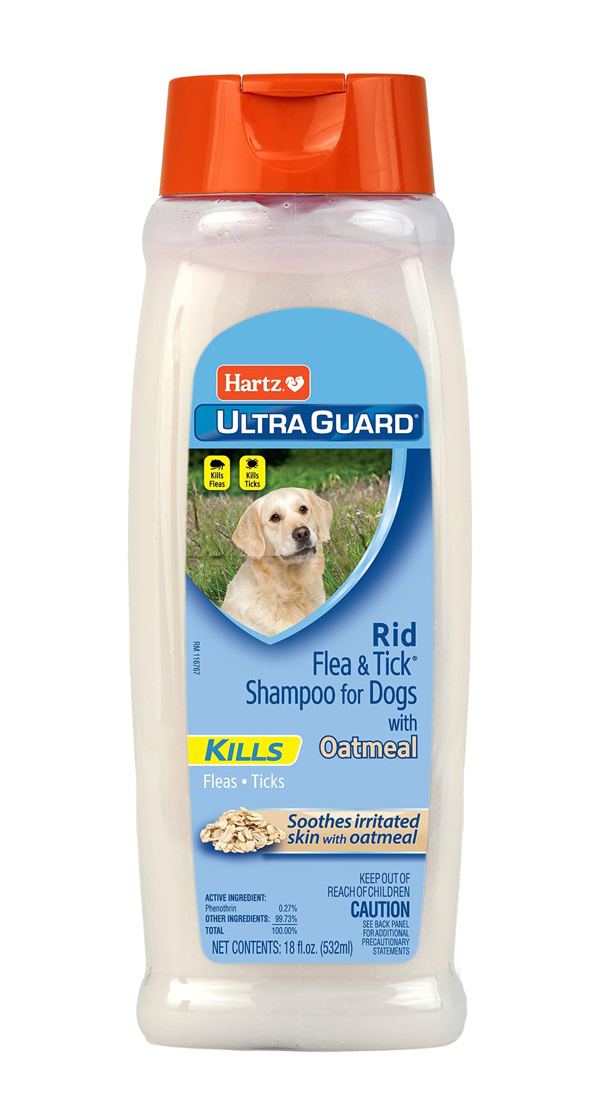 Hartz UltraGuard Rid Flea & Tick Oatmeal Dog Shampoo