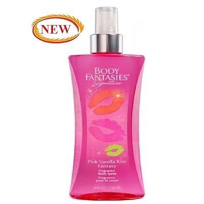 BODY FANTASIES PINK VANILLA 8OZ