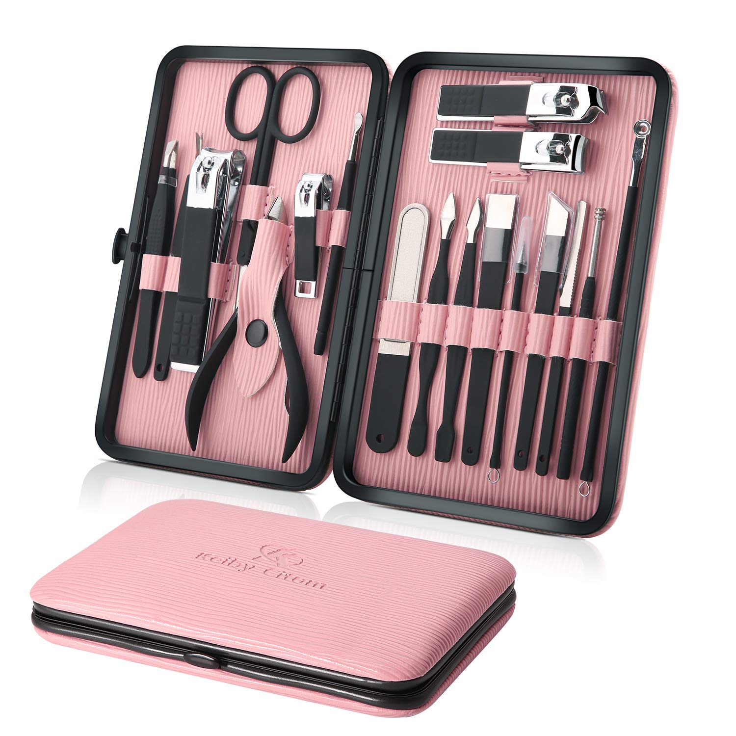 KISS - Nail Your Summer Glow - Manicure and Pedicure Nail Display Kit, 24 Count