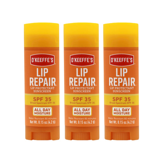 O'KEEFFE'S LIP REPAIR SPF 35 STK 0.15OZ
