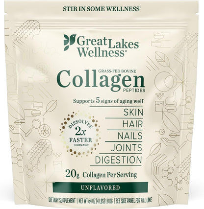 GREAT LAKES WELLNESS COLLAGEN PEPTDS,UNFLVRD
