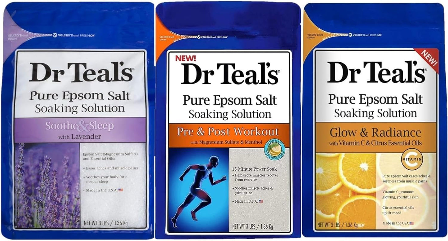 DR TEALS FIRST AID EPSOM SALT 6LB