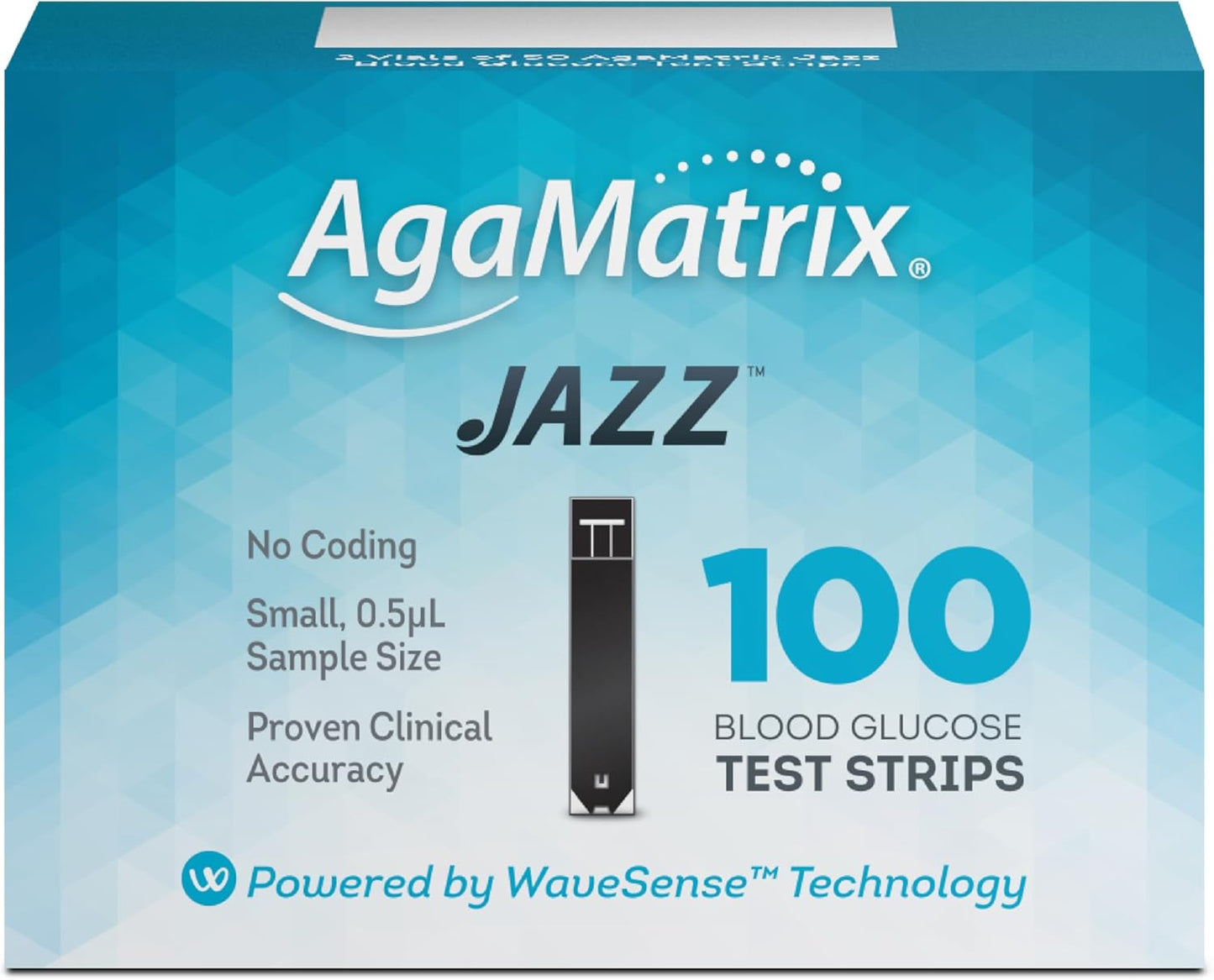 AGAMATRIX JAZZ BL GLUC TST SI 50