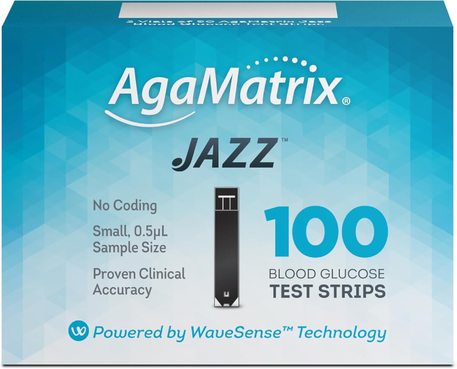 AGAMATRIX JAZZ BL GLUC TST SI 50