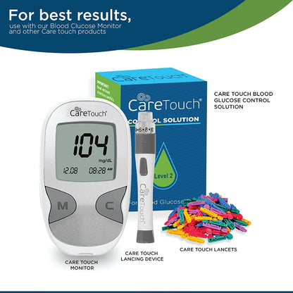 QUICK TOUCH BLOOD GLUCOSE STP 50