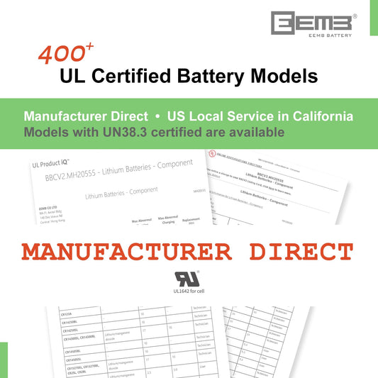 BATTERY EVR WCH LITH ECR2025BP