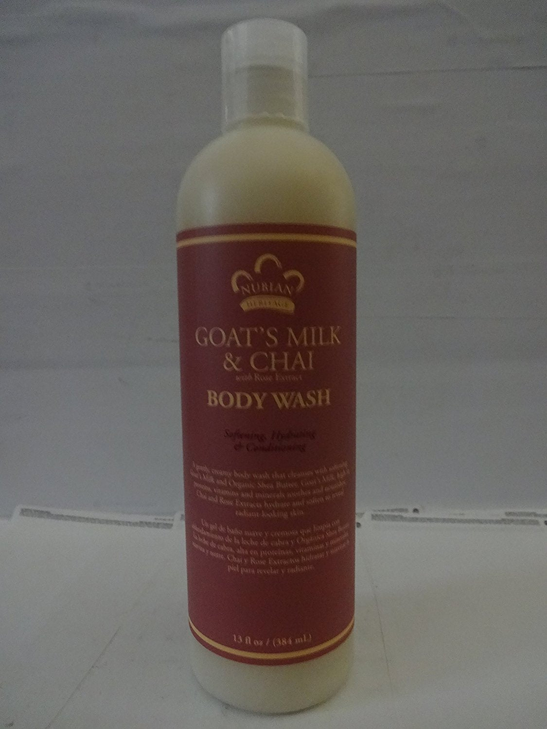 NUBIAN HERITAGE BDY WASH,GOATS MILK&CHAI
