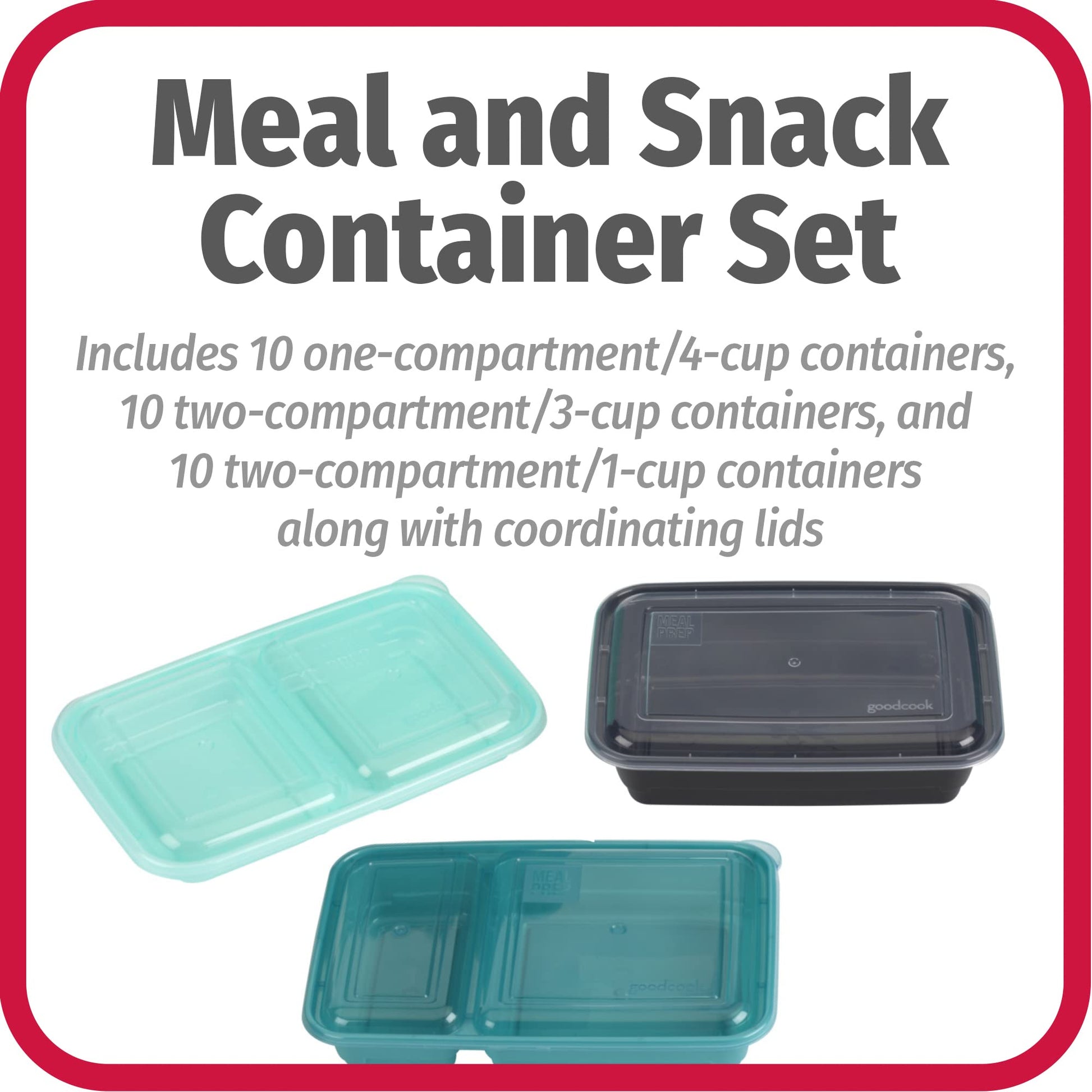GoodCook Airtight BPA Free Egg Carriers, 2 pack