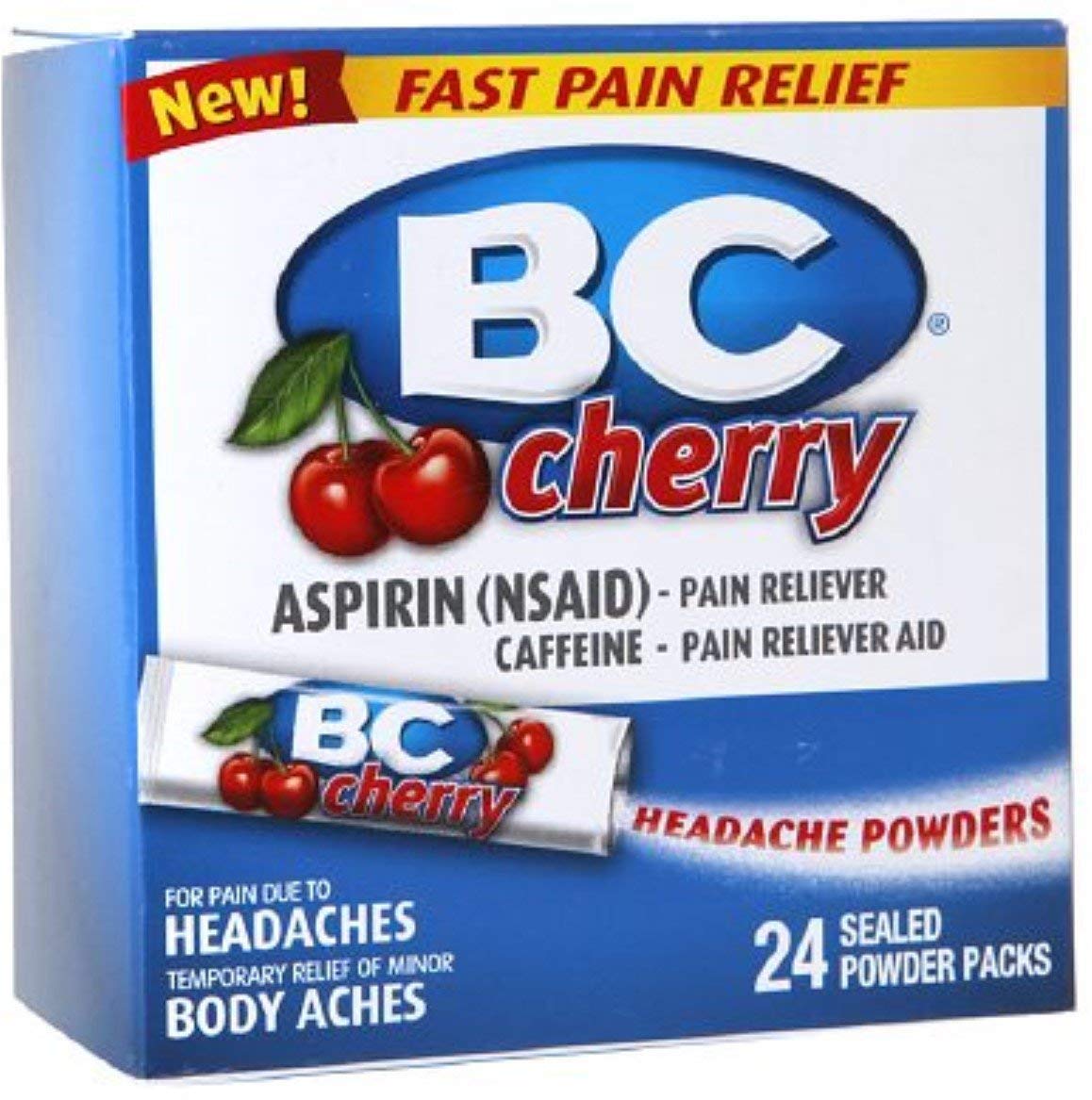BC HEADACHE PK 4 CHERRY PWD