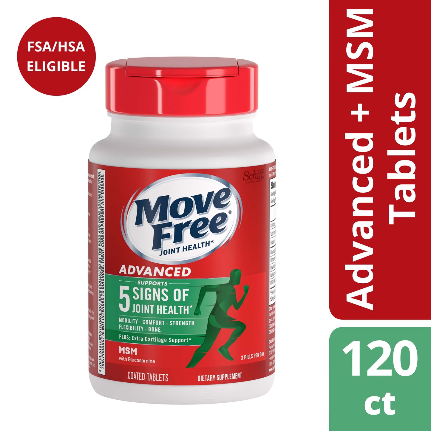 MOVE FREE ADVANCED TB 120 P/MSM