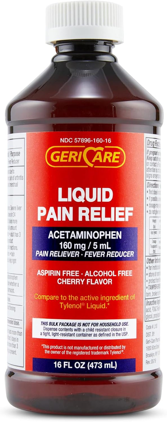 ACETAMINOPHEN 160MG-5ML CHERRY LIQ 473ML