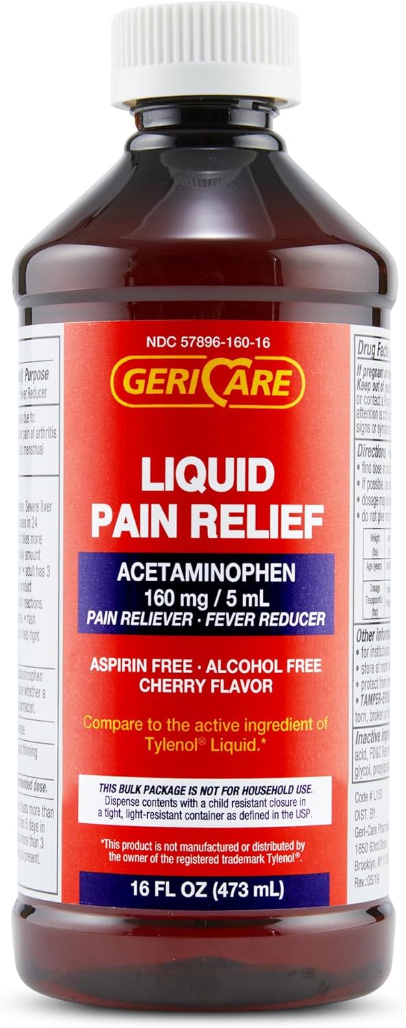 ACETAMINOPHEN CHERRY 160MG/5ML SOL 473ML