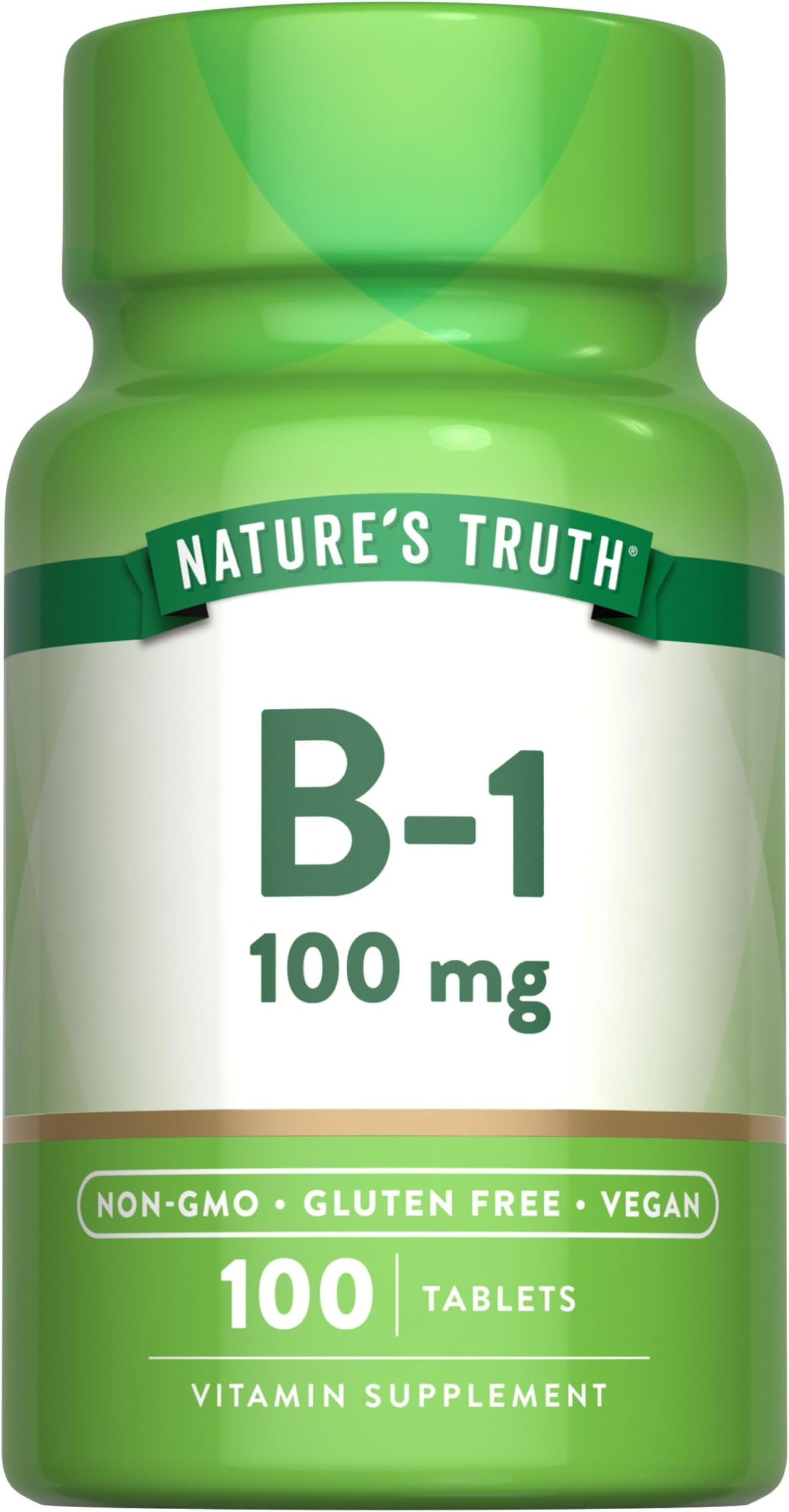 VIT B1 100MG TABLET 100CT NAT MADE