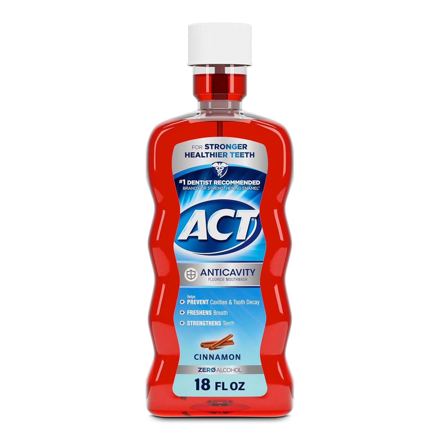 ACT ANTICAVITY ALCOHL FREE CINNAMON 18OZ