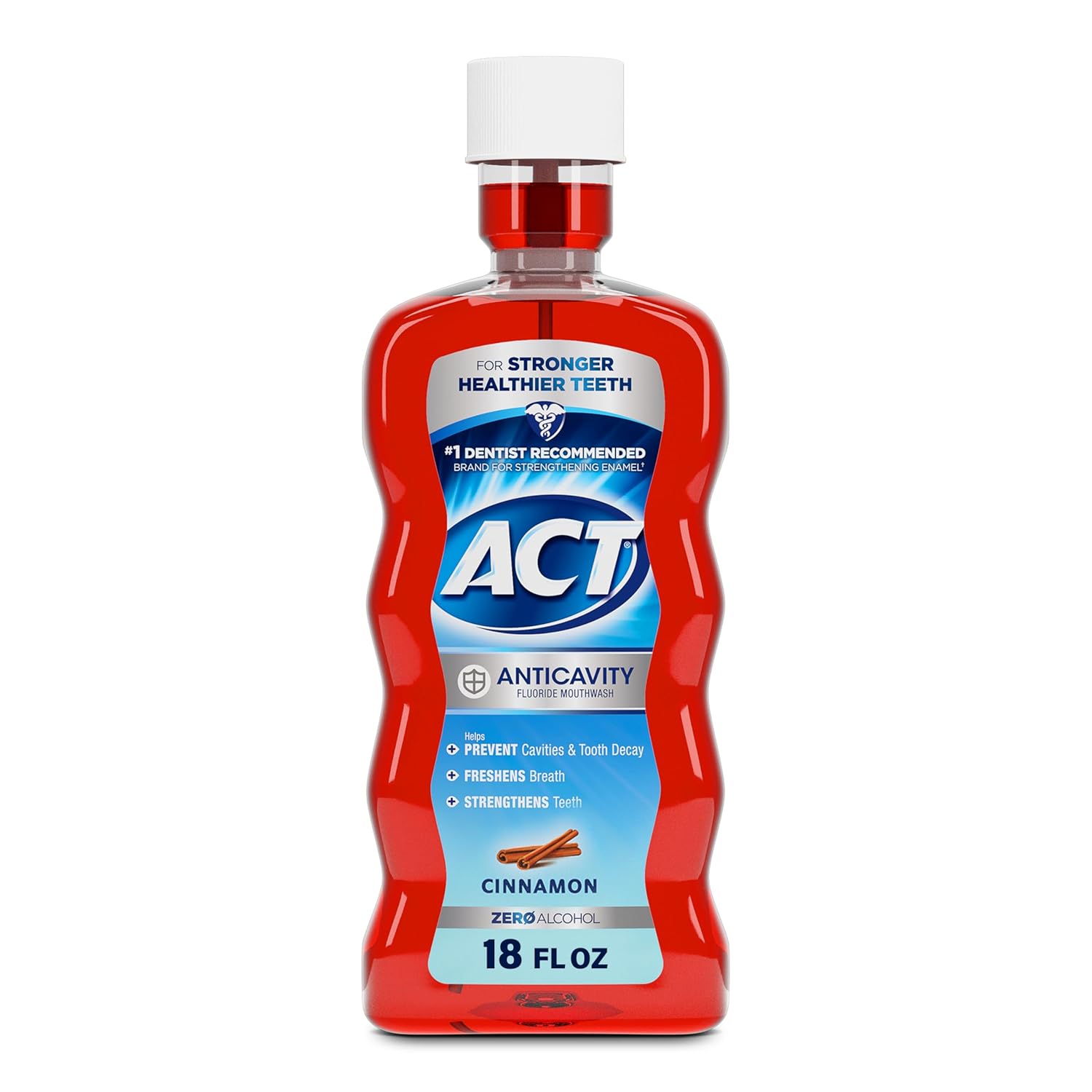 ACT ANTICAVITY ALCOHL FREE CINNAMON 18OZ