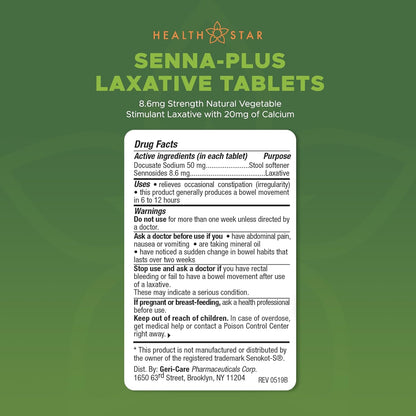 LDR SENNA LAXATIVE TB 8.6MG 250