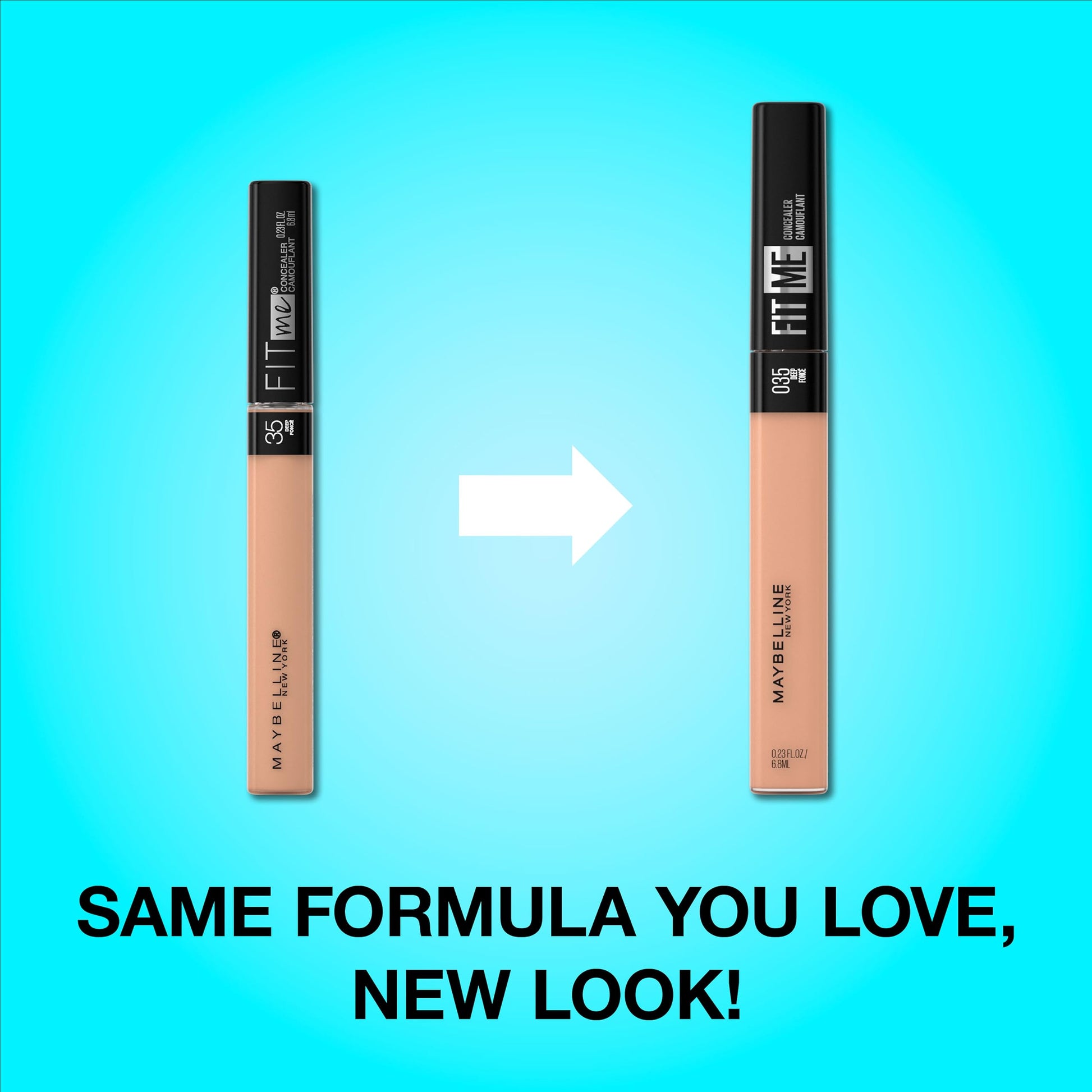 MAYBELLINE New York Fit Me Concealer Face Makeup, 010 Fair, 0.23 oz