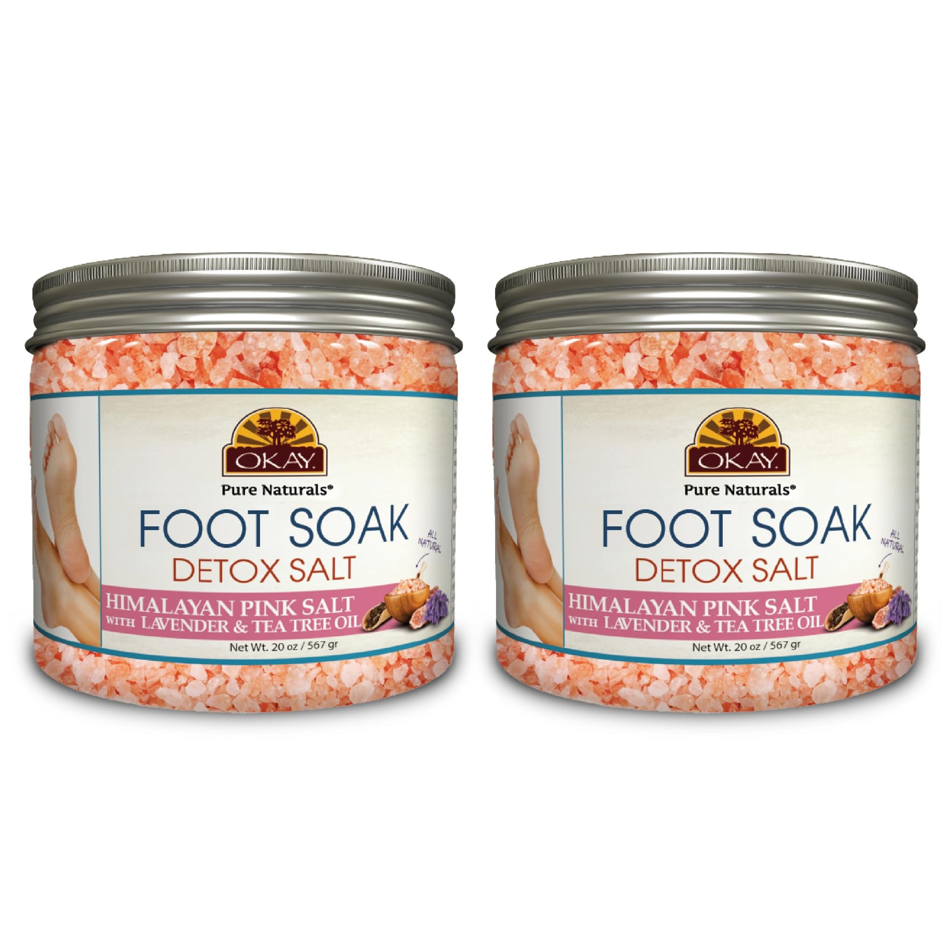 OKAY BODY/FOOT DETOX SOAK  20OZ