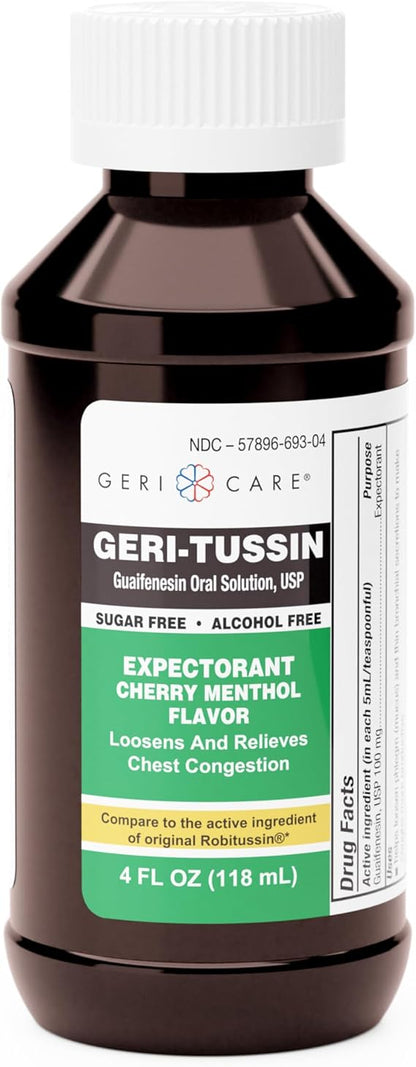 TUSSIN GUAIFENESIN CHRY 200MG EXP 236 ML