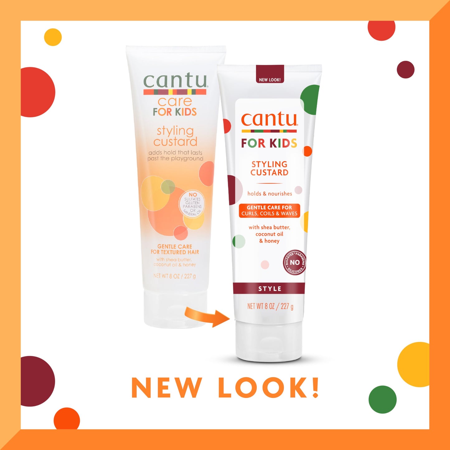 CANTU KIDS STYLING CUSTARD  8OZ