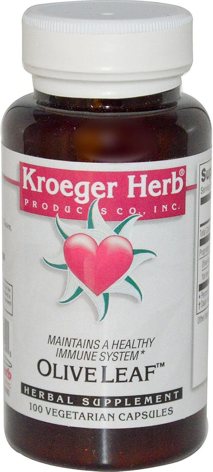 KROEGER HERB OLIVE LEAF CAPS