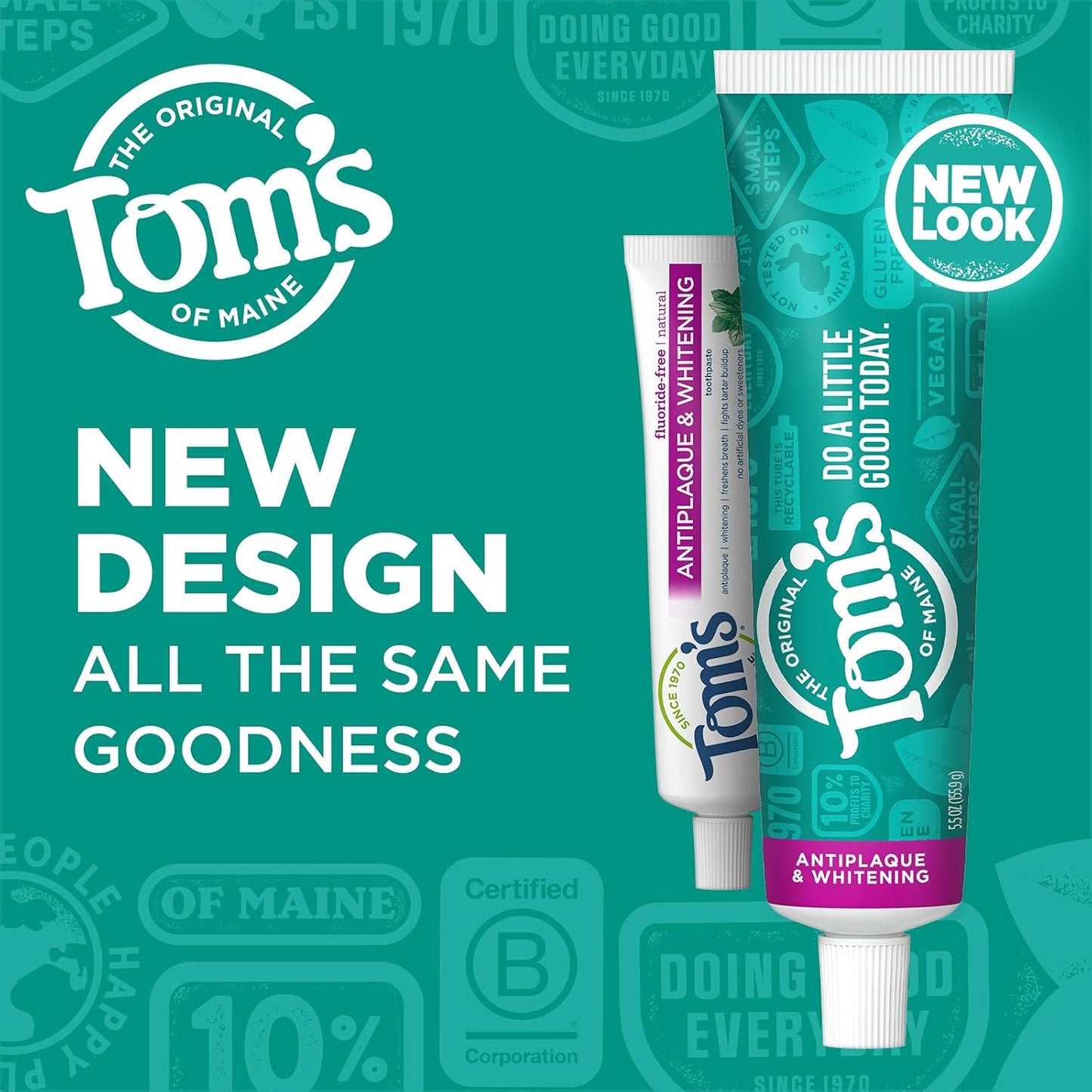 TOMS NATURAL WHITEN PS 113 PPMNT