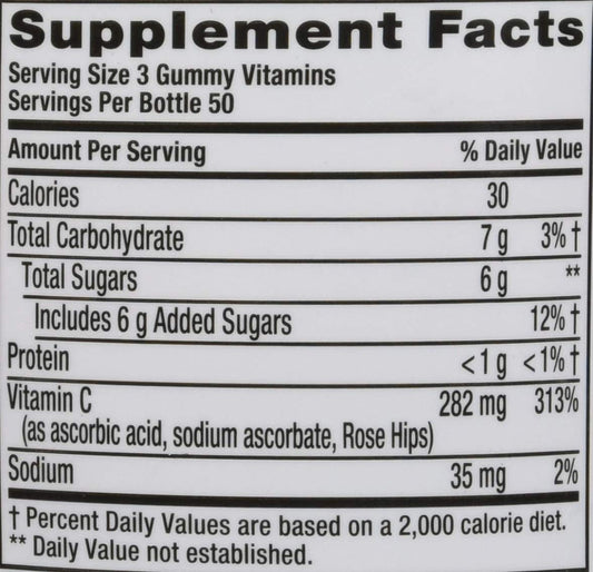 VITAFUSION POWER C CW 500MG 92