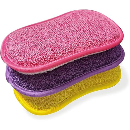Casabella Kind Plant Based Scrubber Sponge, 3 count