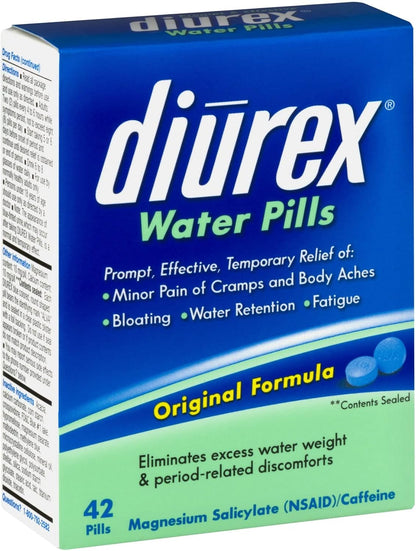 DIUREX WATER PILLS W/CAFFEINE TAB 42CT