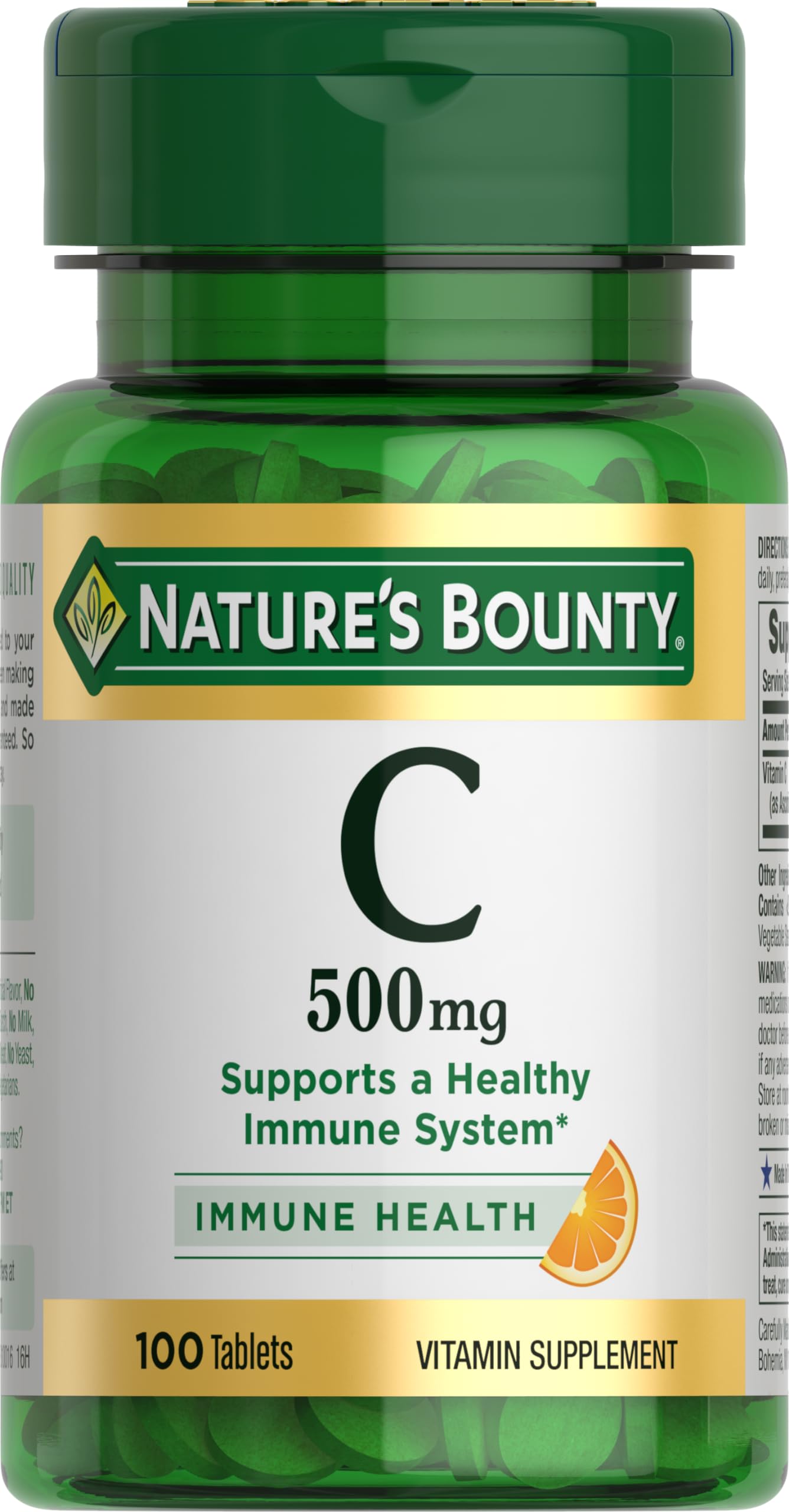 VIT C 500MG TABLET 100CT NAT BOUNTY