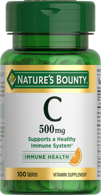 VIT C 500MG TABLET 100CT NAT BOUNTY