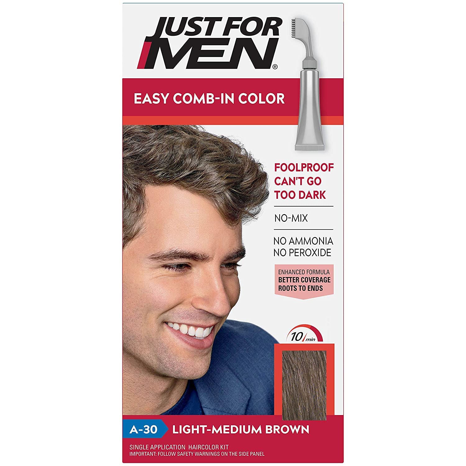 JUST FOR MEN LIGHT MEDIUM BROWN