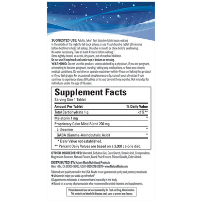 WELLBLENDS BACK TO SLEEP TAB 40CT NAT MD