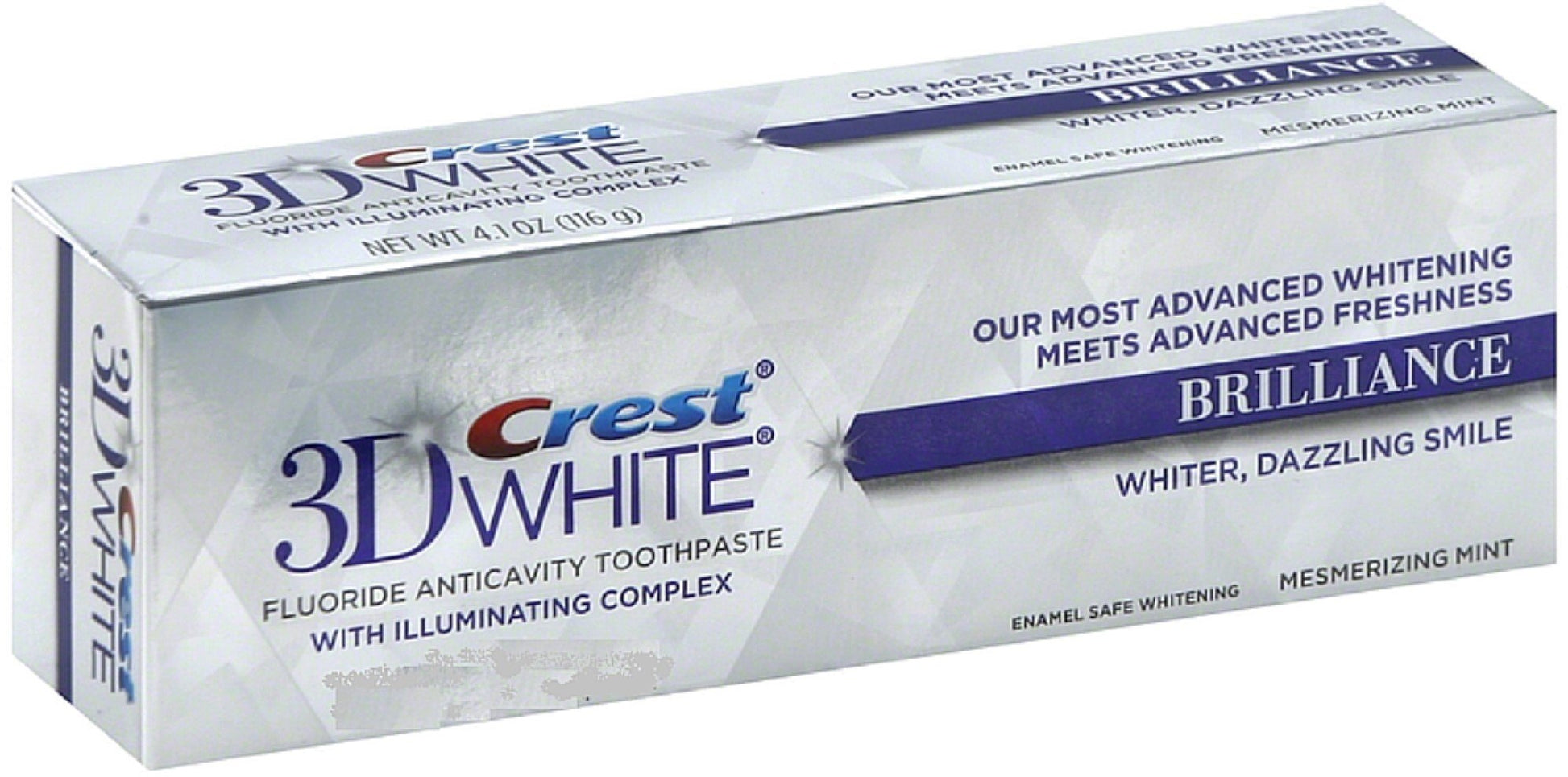 Crest 3D White Vivid Fluoride Anticavity Toothpaste - Radiant Mint, 0.85 oz