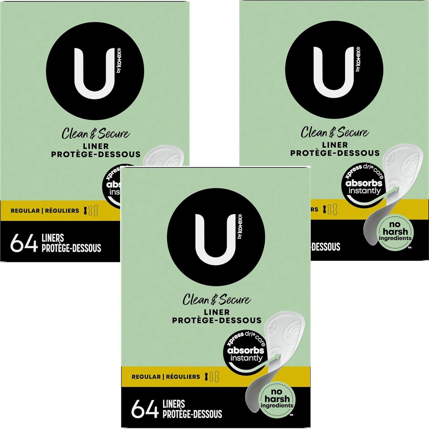 KOTEX LIGHTDAYS REGULAR UNS 8X64CT