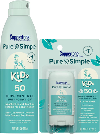 COPPERTONE PURE&SIMPLE KID SPF50 LOT 6OZ